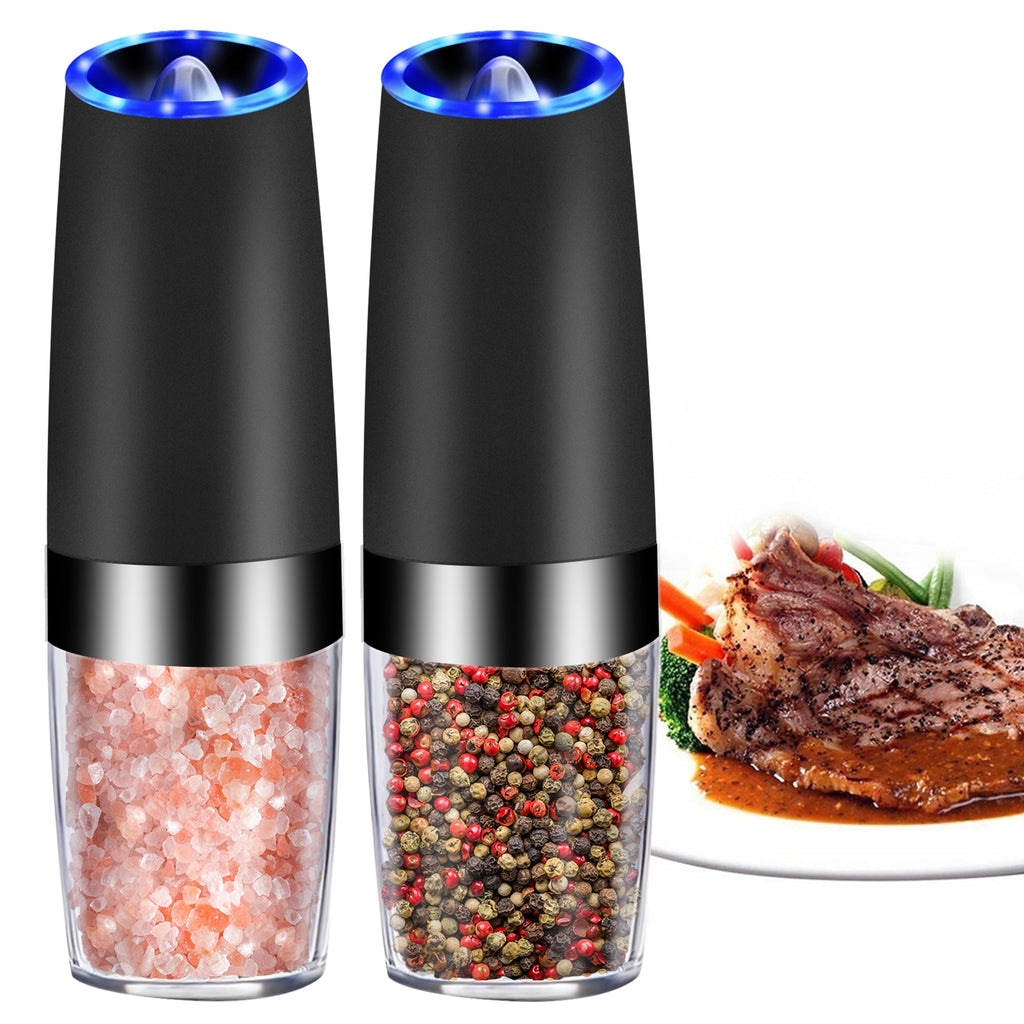 Electric Gravity Sensor Pepper Grinder with LED Light