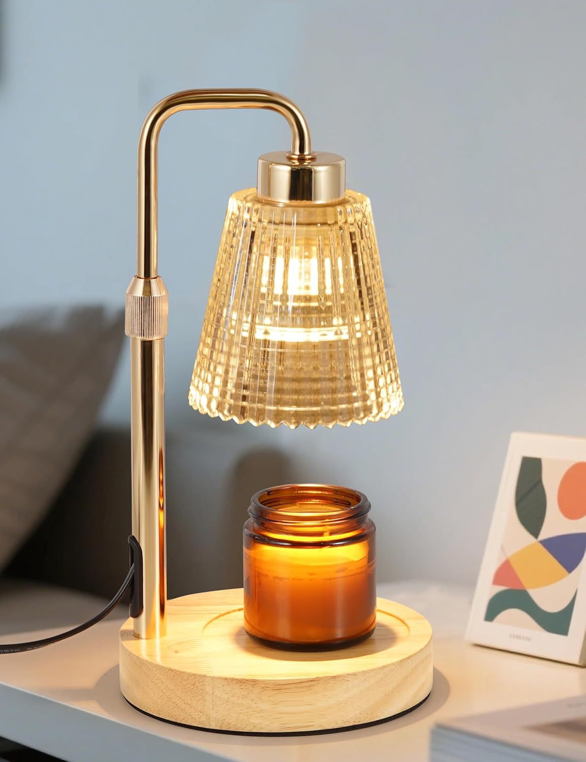 Height-adjustable Bedroom Ambient Table Lamp