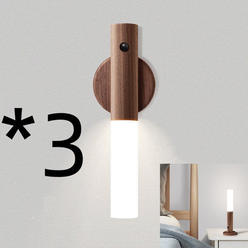 Smart Sensor Wooden LED Desk Lamp – Warm White