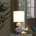 Serene Glass Bedside Table Lamp