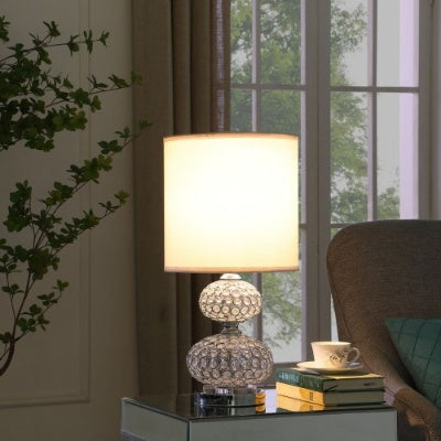 Serene Glass Bedside Table Lamp