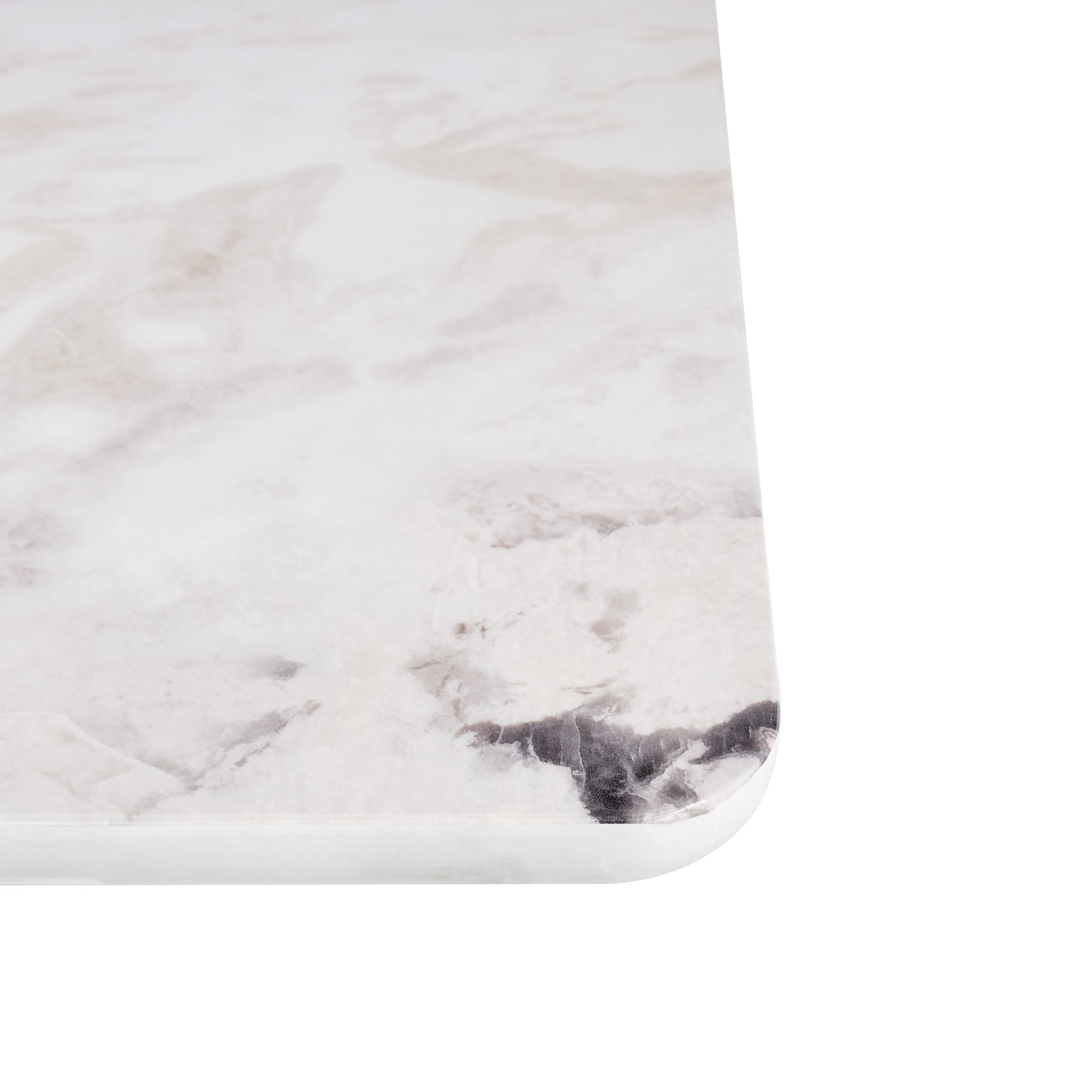 Modern Glossy White Rectangular Console Bar Table – 47.24" MDF Top