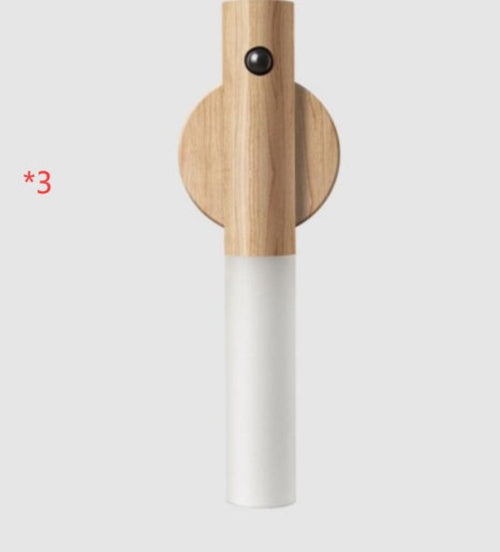 Smart Sensor Wooden LED Desk Lamp – Warm White