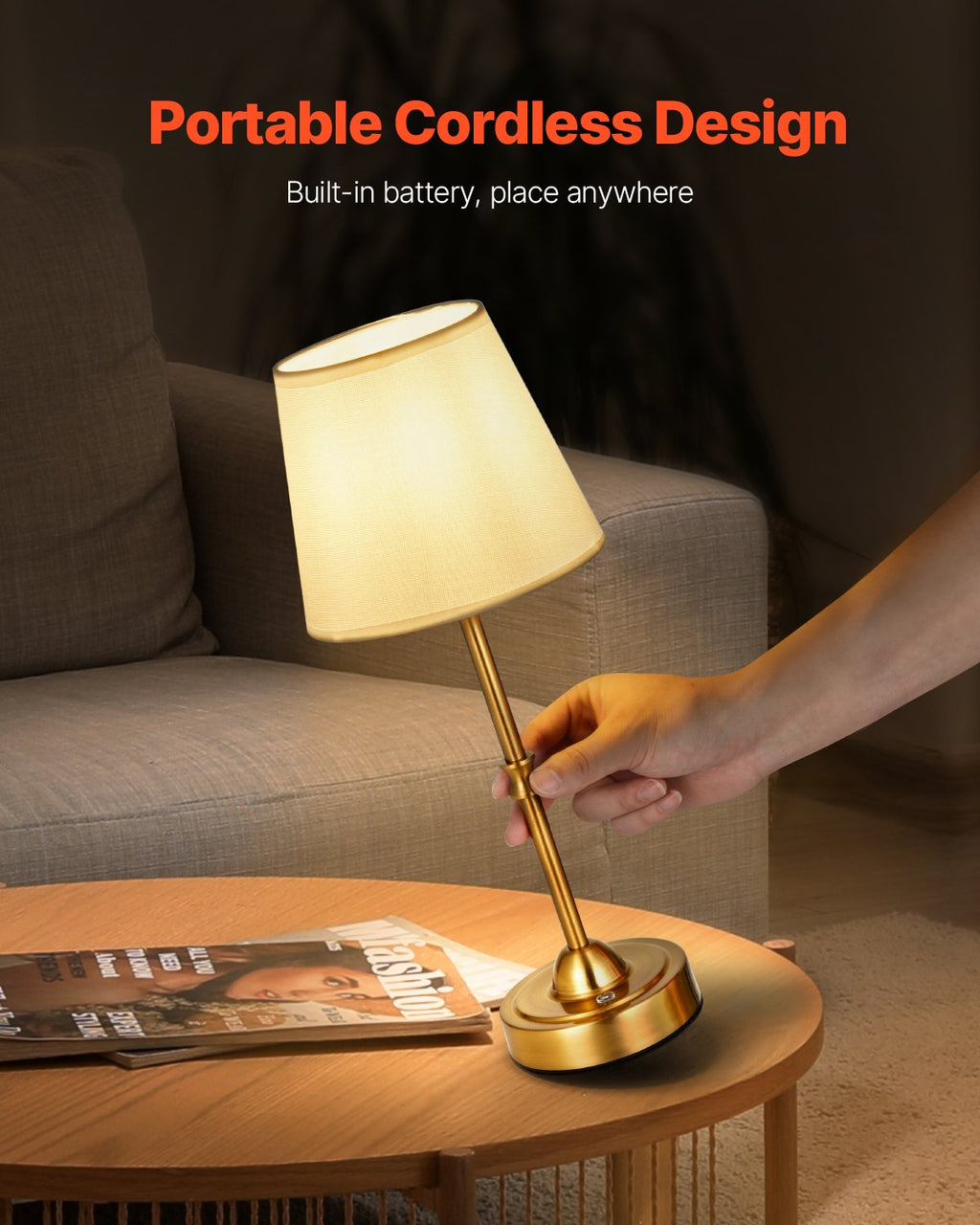 Cordless Ambient Table Lamp