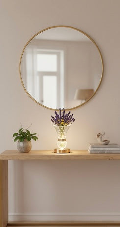 Crystal LED Vase Table Lamp