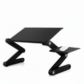 Adjustable Laptop Desk with Cooling Fans – 360° Ergonomic Workstation