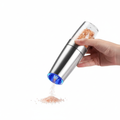 Automatic Stainless Steel Salt & Pepper Grinder Set (2-Pack)