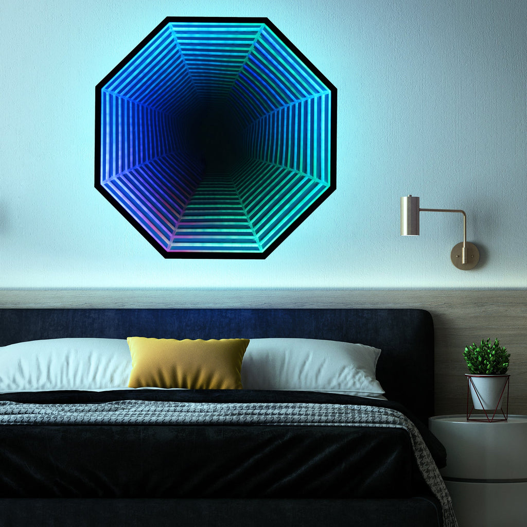Infinity Mirror LED Wall Light