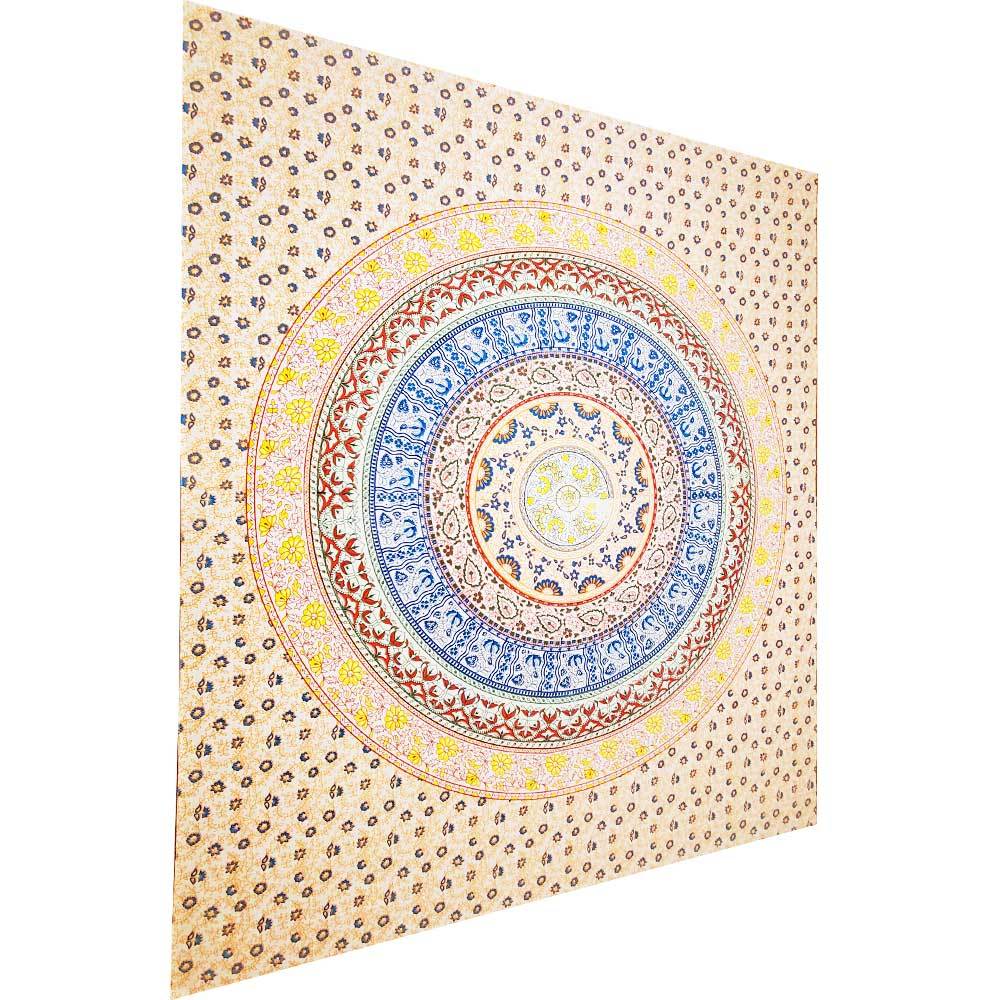 Botanical Garden Floral Cotton Tapestry – Full Size Wall Hanging