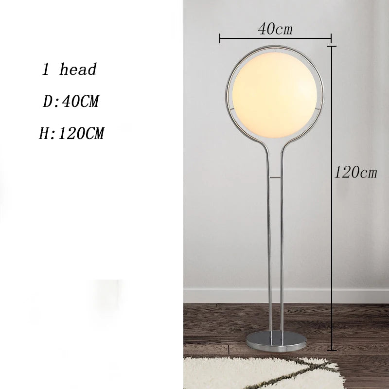 Modern Minimalist LED Floor Lamp – Remote Control, Dimmable, Nordic Style