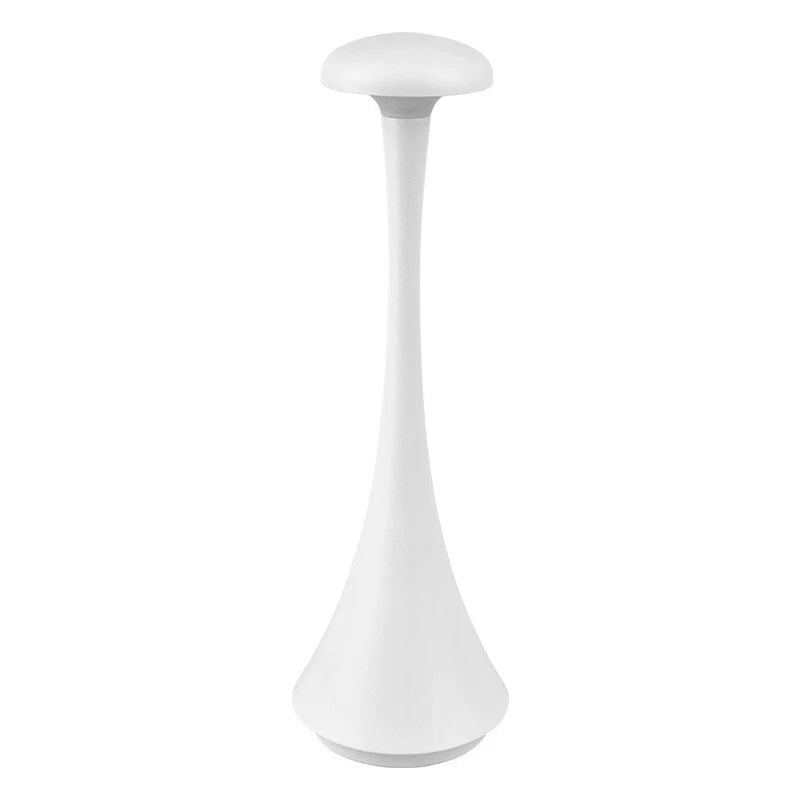 Rechargeable Portable LED Desk Lamp – Touch Control Mushroom Light for Bedroom & Cozy Decor