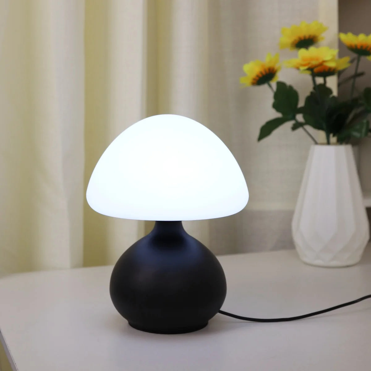 Modern Mushroom Table Lamp | Minimalist Touch Dimming Light