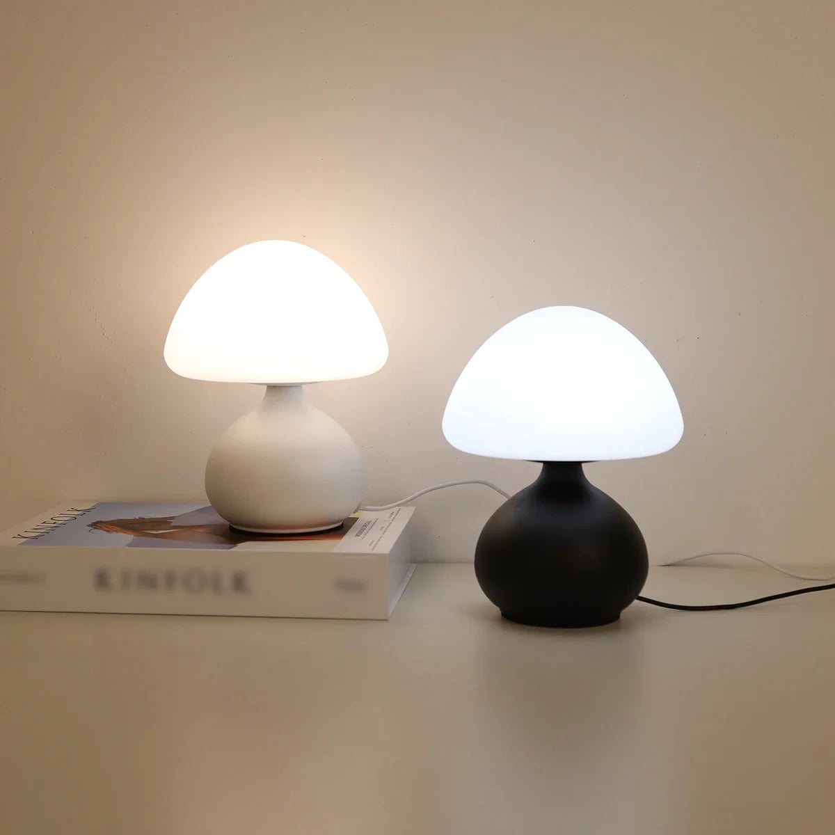 Modern Mushroom Table Lamp | Minimalist Touch Dimming Light