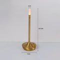 Candlelight Table Lamp LED Candle Charging Restaurant Bar Lamp Desktop Decoration Atmosphere Touch Night Light Led Desk Lamps