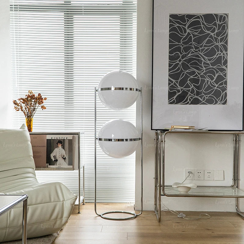 Modern Minimalist LED Floor Lamp – Remote Control, Dimmable, Nordic Style