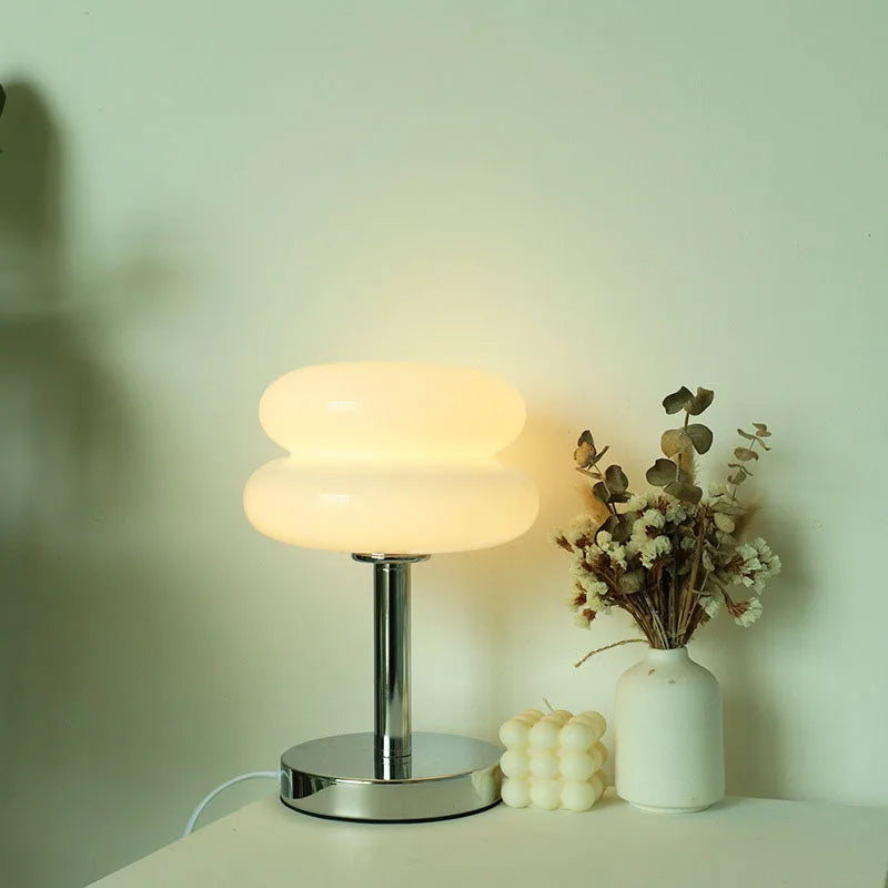 Macaron Glass Table Lamp | 3-Tier LED Mood Light