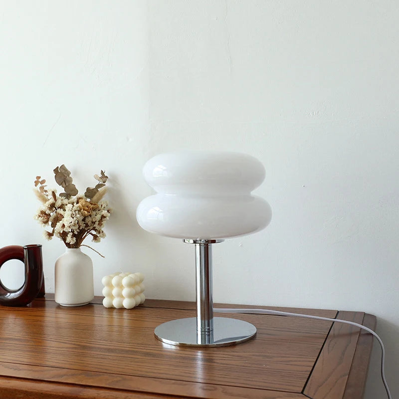 Macaron Glass Table Lamp | 3-Tier LED Mood Light