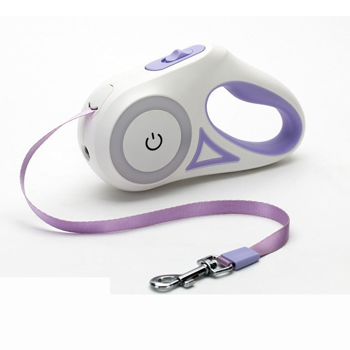 Automatic LED Retractable Dog Leash with Night Light (3m / 5m)