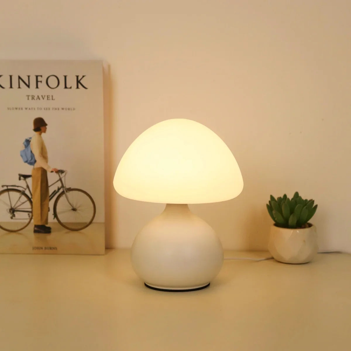 Modern Mushroom Table Lamp | Minimalist Touch Dimming Light
