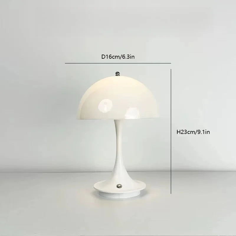 Rechargeable Light Touch White LED Modern Table Lamp,Dining Room, Desk Home Decoration, Portable Camping Table Lamps