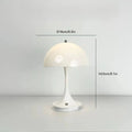 Rechargeable Light Touch White LED Modern Table Lamp,Dining Room, Desk Home Decoration, Portable Camping Table Lamps