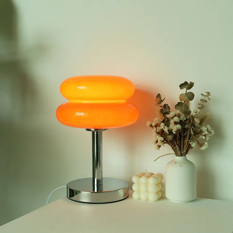 Macaron Glass Table Lamp | 3-Tier LED Mood Light