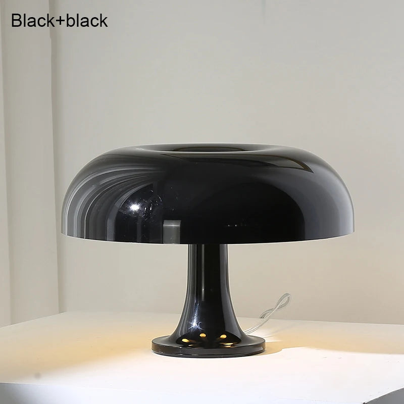 Italian Minimalist Mushroom Lamp – E14 or Fixed LED | Modern Table Light