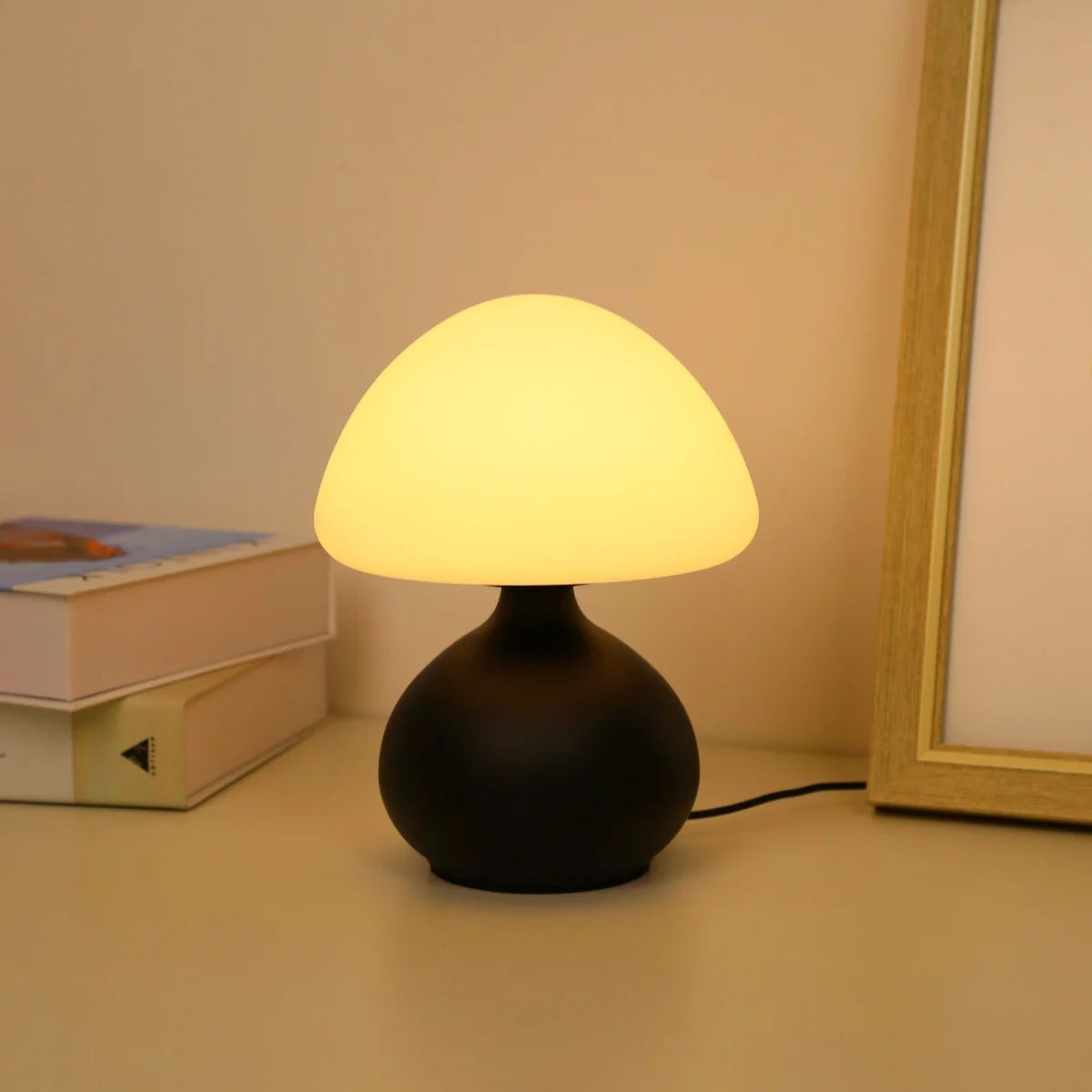 Modern Mushroom Table Lamp | Minimalist Touch Dimming Light