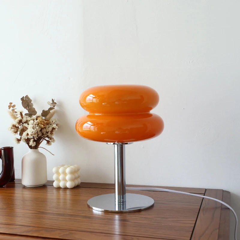Macaron Glass Table Lamp | 3-Tier LED Mood Light