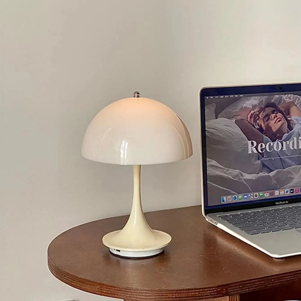 Rechargeable Light Touch White LED Modern Table Lamp,Dining Room, Desk Home Decoration, Portable Camping Table Lamps