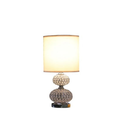 Serene Glass Bedside Table Lamp