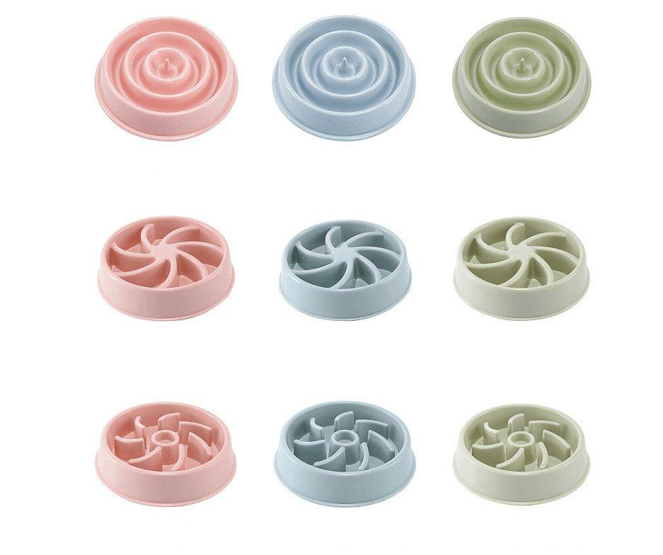 Choke-Free Slow Feeder Bowl for Dogs & Cats | Anti-Gulp Pet Feeding Bowl