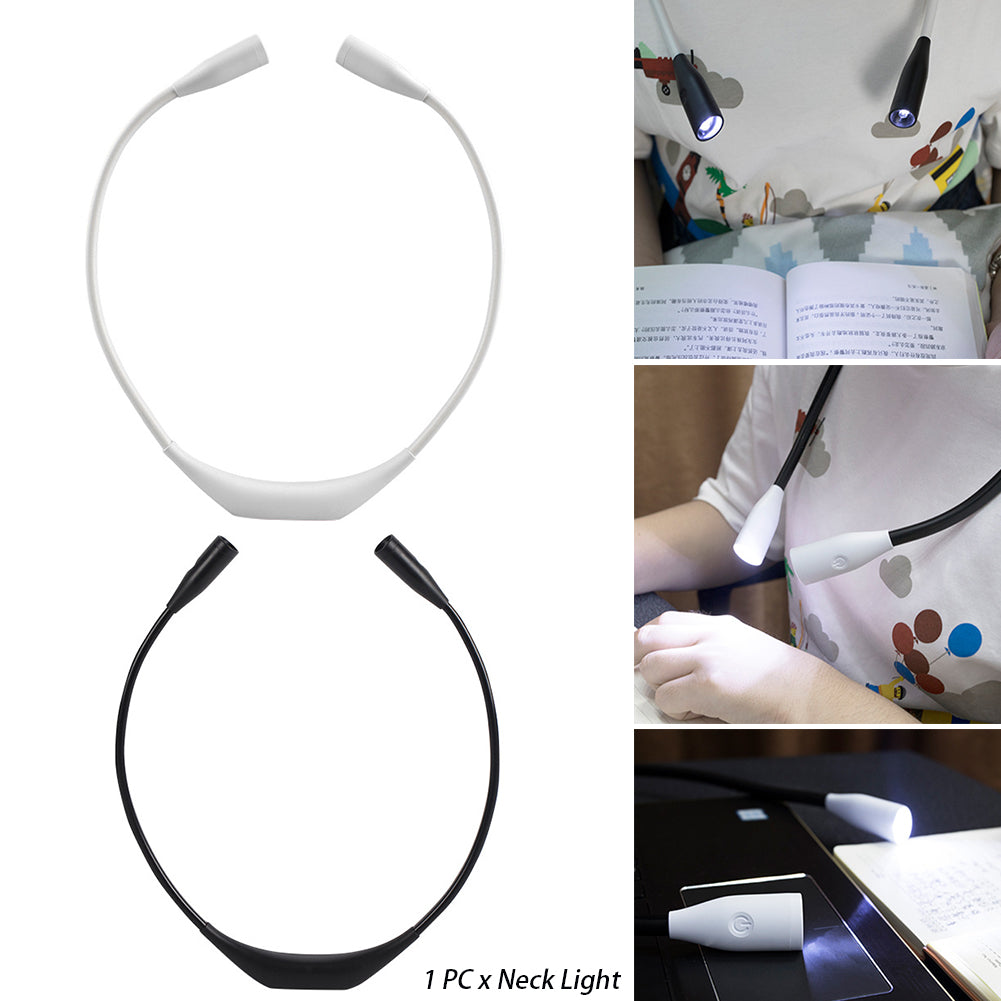 Hands-Free LED Neck Reading Lamp (USB Rechargeable)