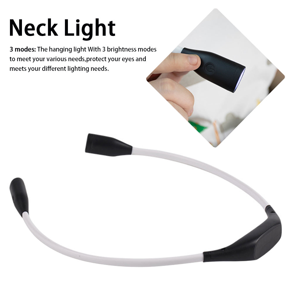 Hands-Free LED Neck Reading Lamp (USB Rechargeable)