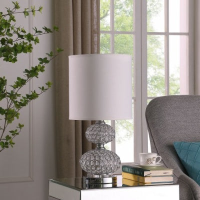 Serene Glass Bedside Table Lamp